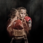 athlete, athleteportrait, boxer, boxing, portrait, atlet, idrottsporträtt, boxare, boxning, ida lundblad, champion, worldchampion, mästare, världsmästare, anhede, boxer portait, boxarporträtt